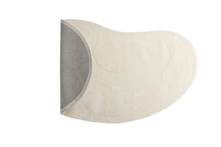 VENTURE DESIGN Enard Rug Enard Ullblanding med stoffbakside - 290*175- -Oval -Hvit