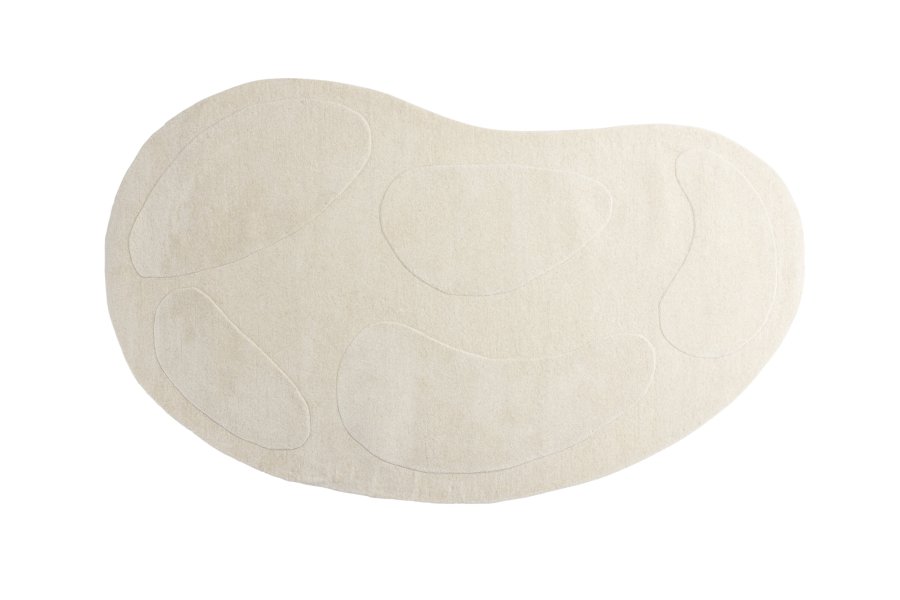 VENTURE DESIGN Enard Rug Enard Ullblanding med stoffbakside - 290*175- -Oval -Hvit