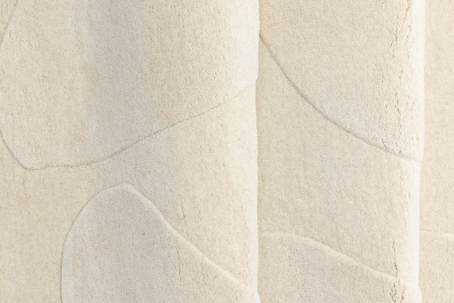 VENTURE DESIGN Enard Rug Enard Ullblanding med stoffbakside - 290*175- -Oval -Hvit