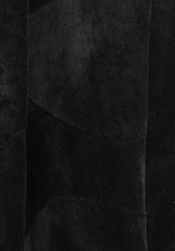 VENTURE DESIGN Enard gulvtppe, oval - sort uld m. stofbagside (290x175)