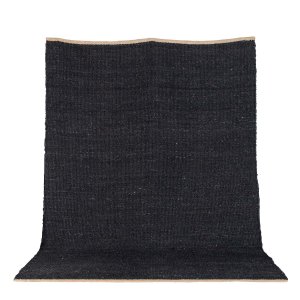 VENTURE DESIGN Kali teppe - svart jute (200x300)