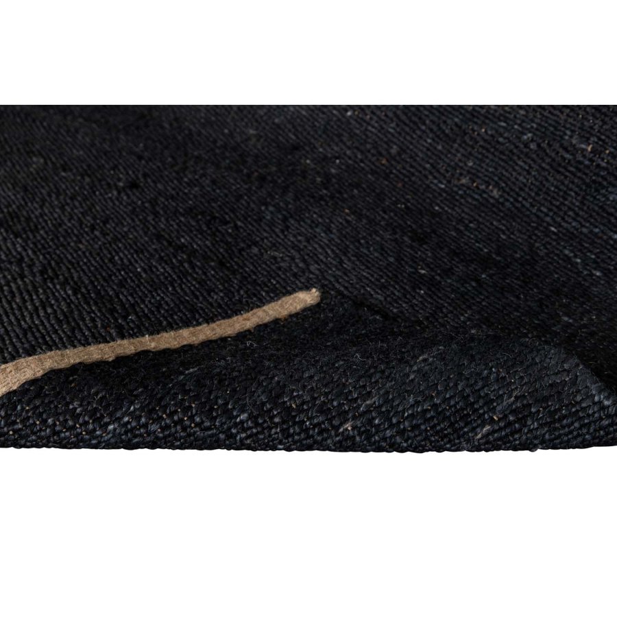 VENTURE DESIGN Kali gulvtppe - sort jute (200x300)