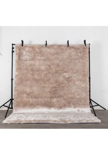 VENTURE DESIGN Shiva Shaggy teppe - champagne polyester og bomull (200x300)