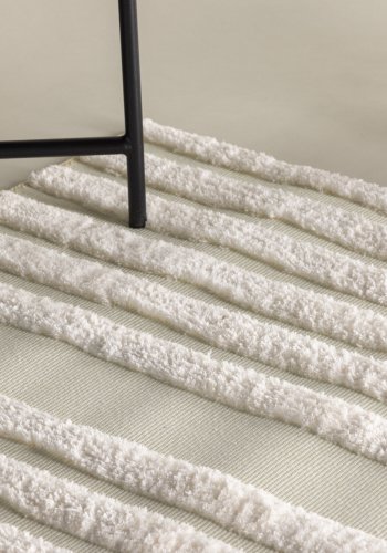 VENTURE DESIGN Nikita Teppe Nikita Poly-bomull Canvas - 230*160- -Rektangulrt-Hvitt