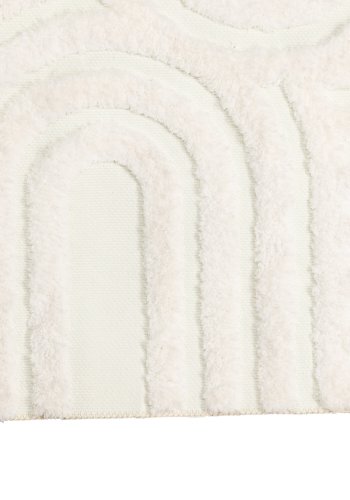 VENTURE DESIGN Nikita billedvev, rektangulr - hvit polyester (70x100)