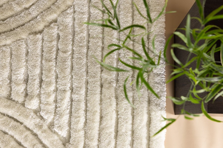 VENTURE DESIGN Niklas Teppe Niklas Polyester - 290*200- -Rektangulrt-Hvitt