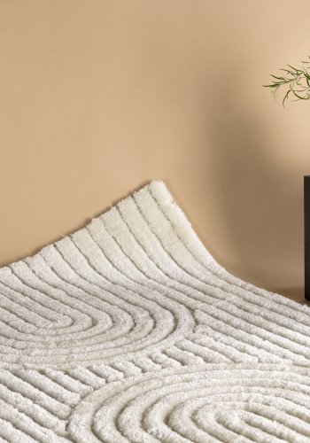 VENTURE DESIGN Niklas Teppe Niklas Polyester - 230*160- -Rektangulrt-Hvitt