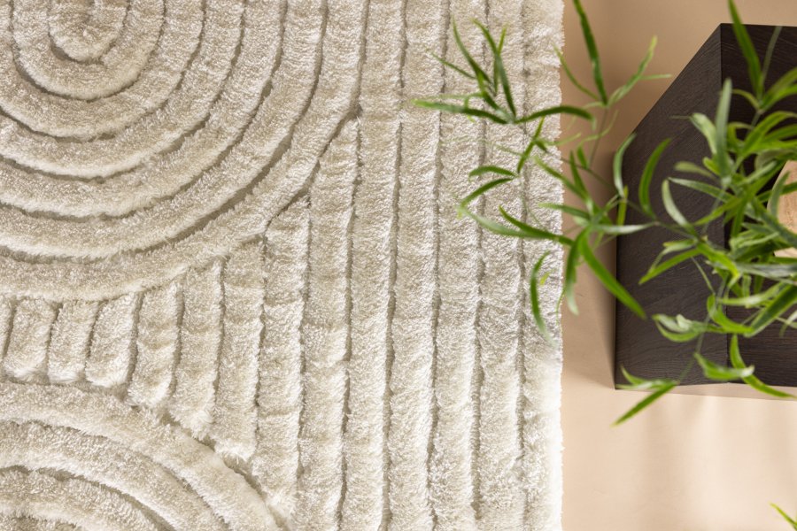 VENTURE DESIGN Niklas Teppe Niklas Polyester - 230*160- -Rektangulrt-Hvitt