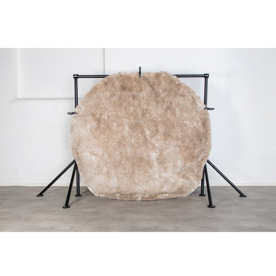 VENTURE DESIGN Shiva Shaggy teppe - champagne polyester og bomull (200)