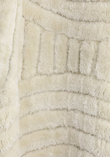 VENTURE DESIGN Niklas Teppe Niklas Polyester - 200*200- -Rund-Hvit