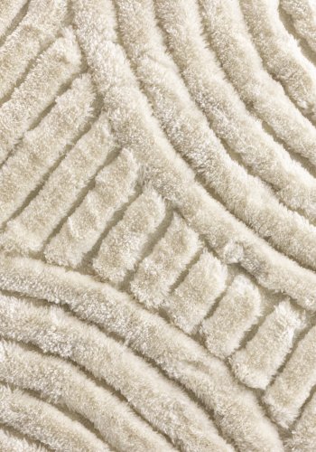 VENTURE DESIGN Niklas Teppe Niklas Polyester - 200*200- -Rund-Hvit