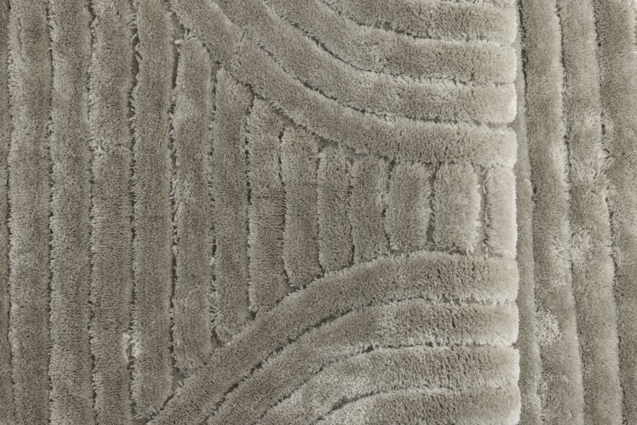 VENTURE DESIGN Niklas Teppe Niklas Polyester - 200*200- -Rund-Greige