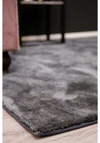 VENTURE DESIGN Undra teppe - mrkegr viskose (200x300)