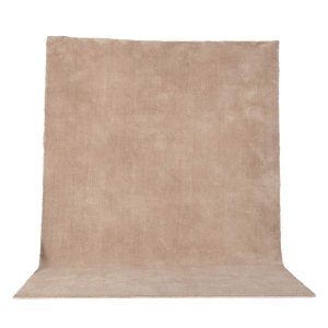 VENTURE DESIGN Undra teppe - beige polyester og bomull (250x350) 
