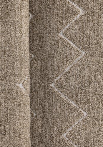 VENTURE DESIGN Fia Teppich, rechteckig  braunes Polyester (230 x 160)