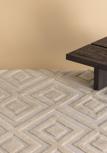 VENTURE DESIGN Pia Rug Pia Polyester Shaggy - 290*200- -Rektangulr-Beige