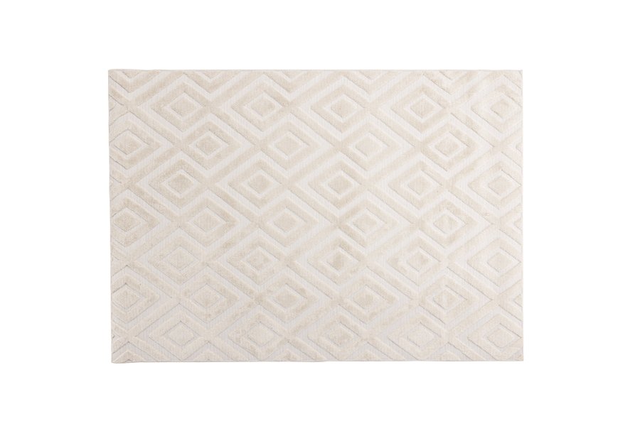 VENTURE DESIGN Pia Teppe Pia Polyester Shaggy - 230*160- -Rektangulr-Hvit