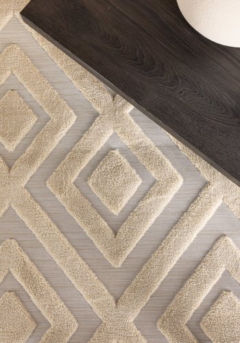 VENTURE DESIGN Pia Rug Pia Polyester Shaggy - 230*160- -Rektangulr-Beige