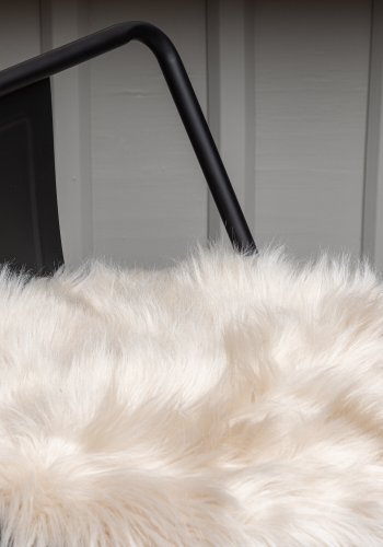 VENTURE DESIGN Katy Pute Katy Polyester fuskepels - 34*34--Rund-beige