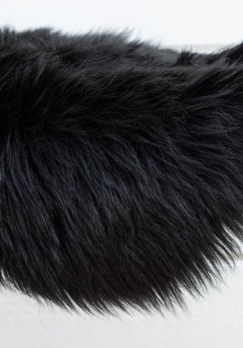 VENTURE DESIGN Katy Teppe Katy Polyester falsk pels - 180*55- -Pld-Sort