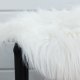 VENTURE DESIGN Katy Teppe Katy Polyester Fake Fur - 180*55- -Pläd-White