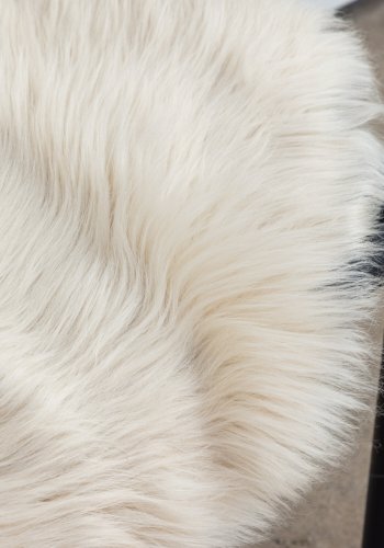 VENTURE DESIGN Katy Teppe Katy Polyester falsk pels - 180*55- -Pläd-Beige