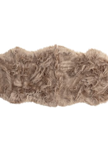 VENTURE DESIGN Katy Teppe Katy Polyester Fake Fur - 180*55- -Pläd-Brown