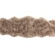 VENTURE DESIGN Katy Teppe Katy Polyester Fake Fur - 180*55- -Pläd-Brown