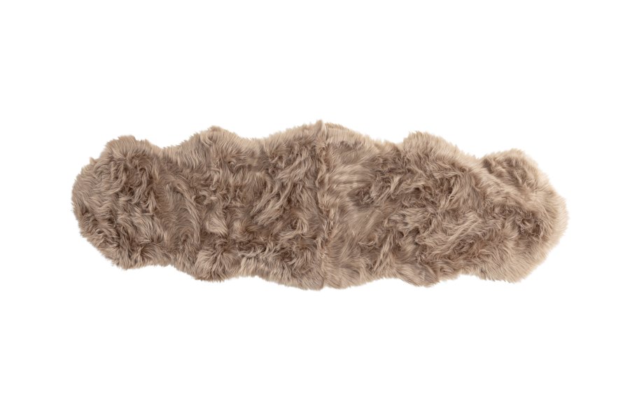 VENTURE DESIGN Katy Teppe Katy Polyester Fake Fur - 180*55- -Pläd-Brown