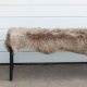 VENTURE DESIGN Katy Teppe Katy Polyester Fake Fur - 180*55- -Pläd-Brown