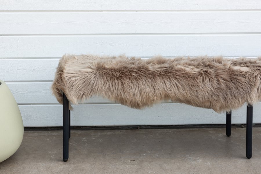 VENTURE DESIGN Katy Teppe Katy Polyester Fake Fur - 180*55- -Pläd-Brown