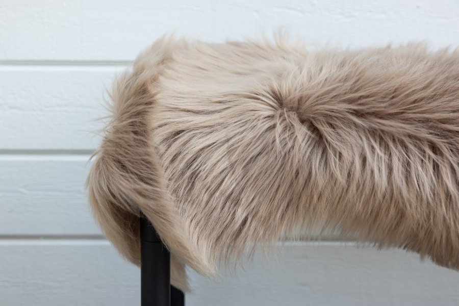 VENTURE DESIGN Katy Teppe Katy Polyester Fake Fur - 180*55- -Pläd-Brown