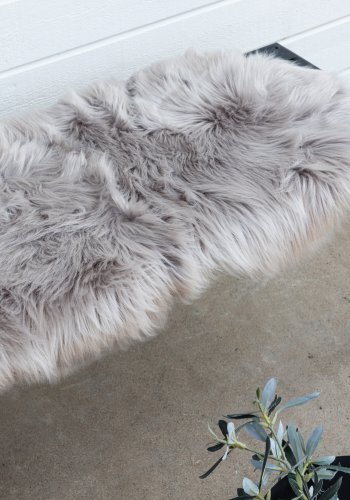 VENTURE DESIGN Katy Teppe Katy Polyester falsk pels - 180*55- -Pläd-Gr