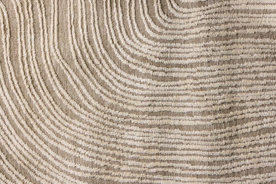 VENTURE DESIGN Melle gulvtppe, rektangulr - elfenben/beige micropolyester (395x295)