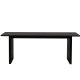 VENTURE DESIGN Vail spisebord, rektangulrt - ryksort MDF (200x100)