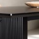 VENTURE DESIGN Vail spisebord, rektangulrt - ryksort MDF (200x100)