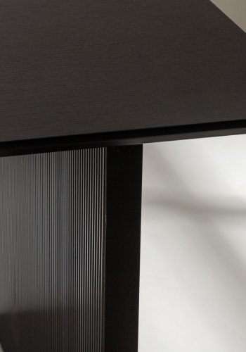 VENTURE DESIGN Vail spisebord, rektangulrt - ryksort MDF (200x100)