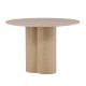 VENTURE DESIGN Olivia spisebord, rundt - hvitkalket finer (110)