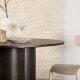 VENTURE DESIGN Olivia spisebord, rundt - mokkafiner (110)