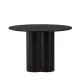 VENTURE DESIGN Olivia spisebord, rundt - svart finer (110)