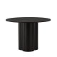 VENTURE DESIGN Olivia spisebord, rundt - svart finer (110)