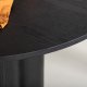 VENTURE DESIGN Olivia spisebord, rundt - svart finer (110)
