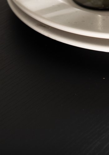 VENTURE DESIGN Brea bar bord, rektangulrt - svart MDF og svart stl (120x60)