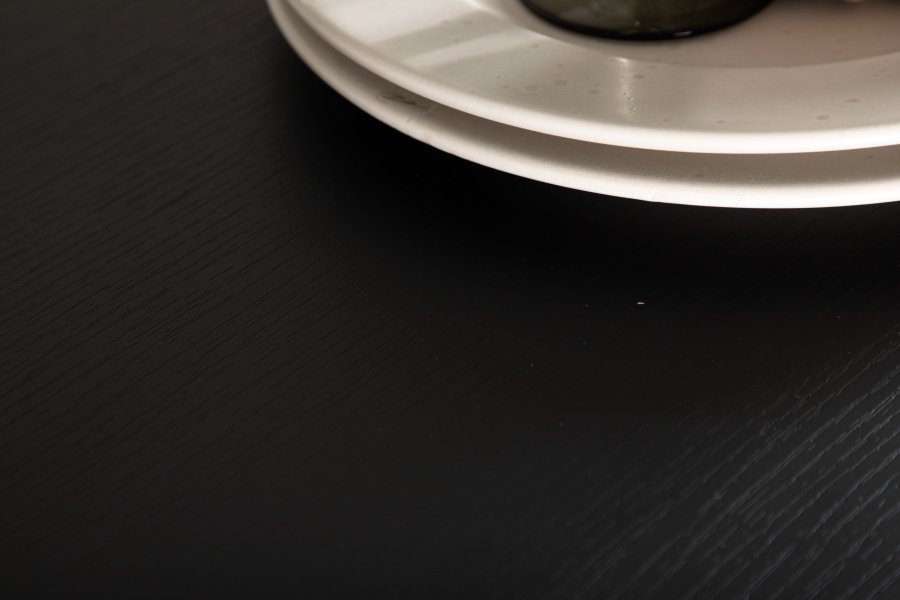 VENTURE DESIGN Brea bar bord, rektangulrt - svart MDF og svart stl (120x60)