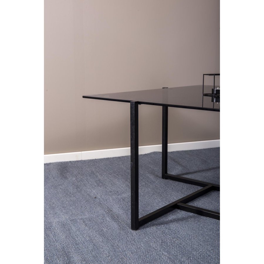 VENTURE DESIGN Jaipur gulvtppe - bl uld og bomuld (170x240)