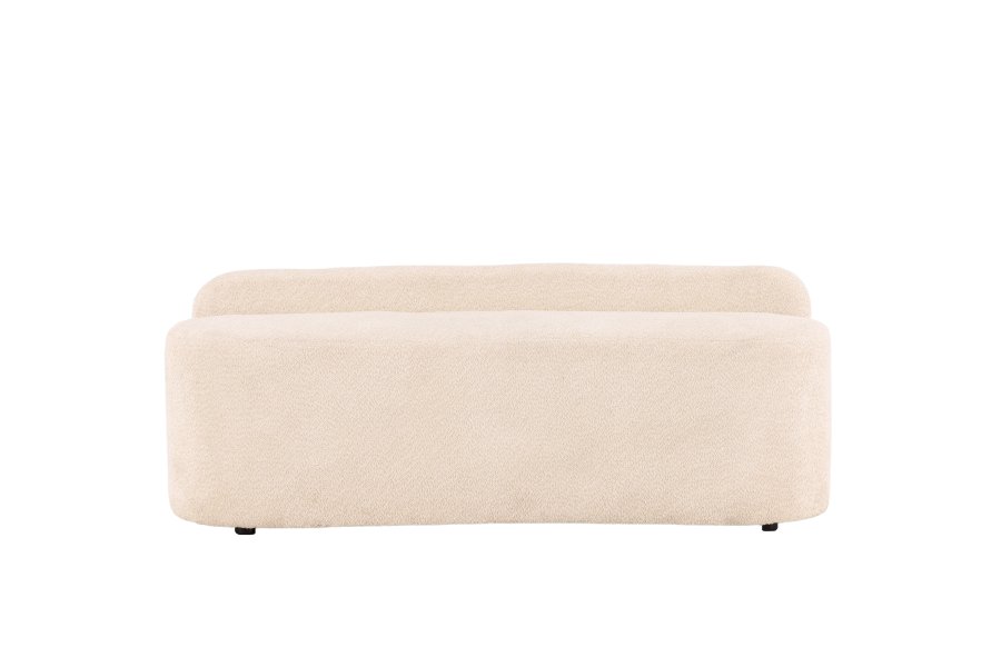 VENTURE DESIGN Pocatello 2-seters sofa - hvitt boucléstoff