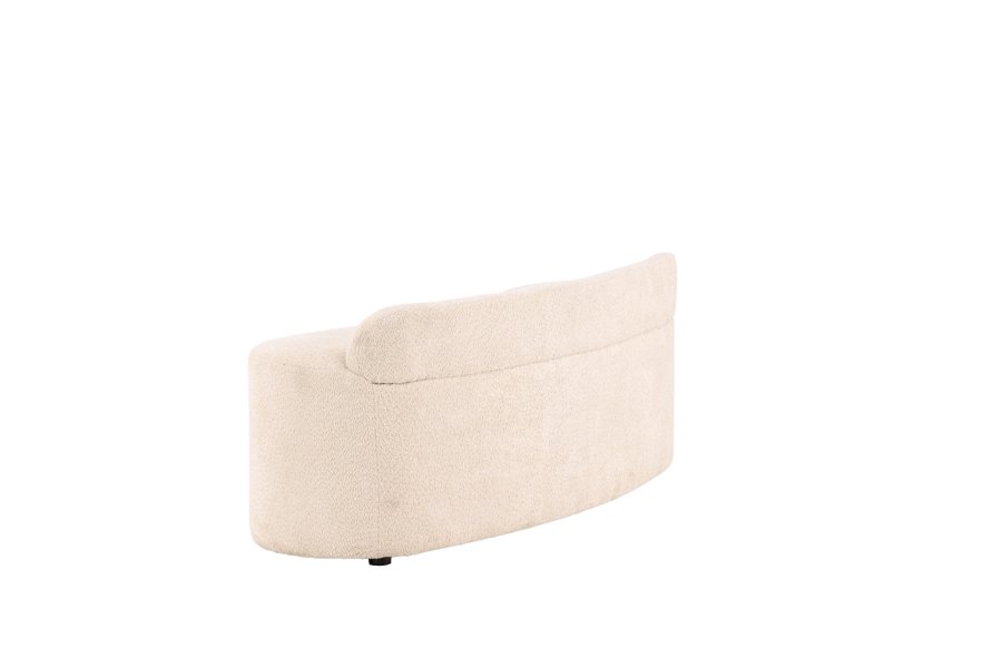 VENTURE DESIGN Pocatello 2-seters sofa - hvitt boucléstoff