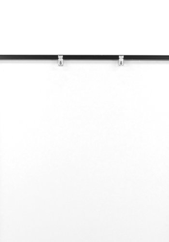 VENTURE DESIGN Dalton veggspeil, rektangulrt - speilglass og matt sort aluminium (190x67 cm)