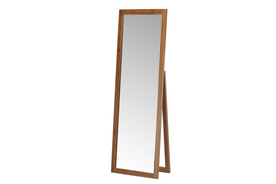 VENTURE DESIGN Sebring gulvspeil, rektangulrt - speilglass og valntt MDF (170x55)
