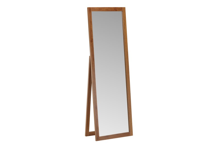 VENTURE DESIGN Sebring gulvspeil, rektangulrt - speilglass og valntt MDF (170x55)